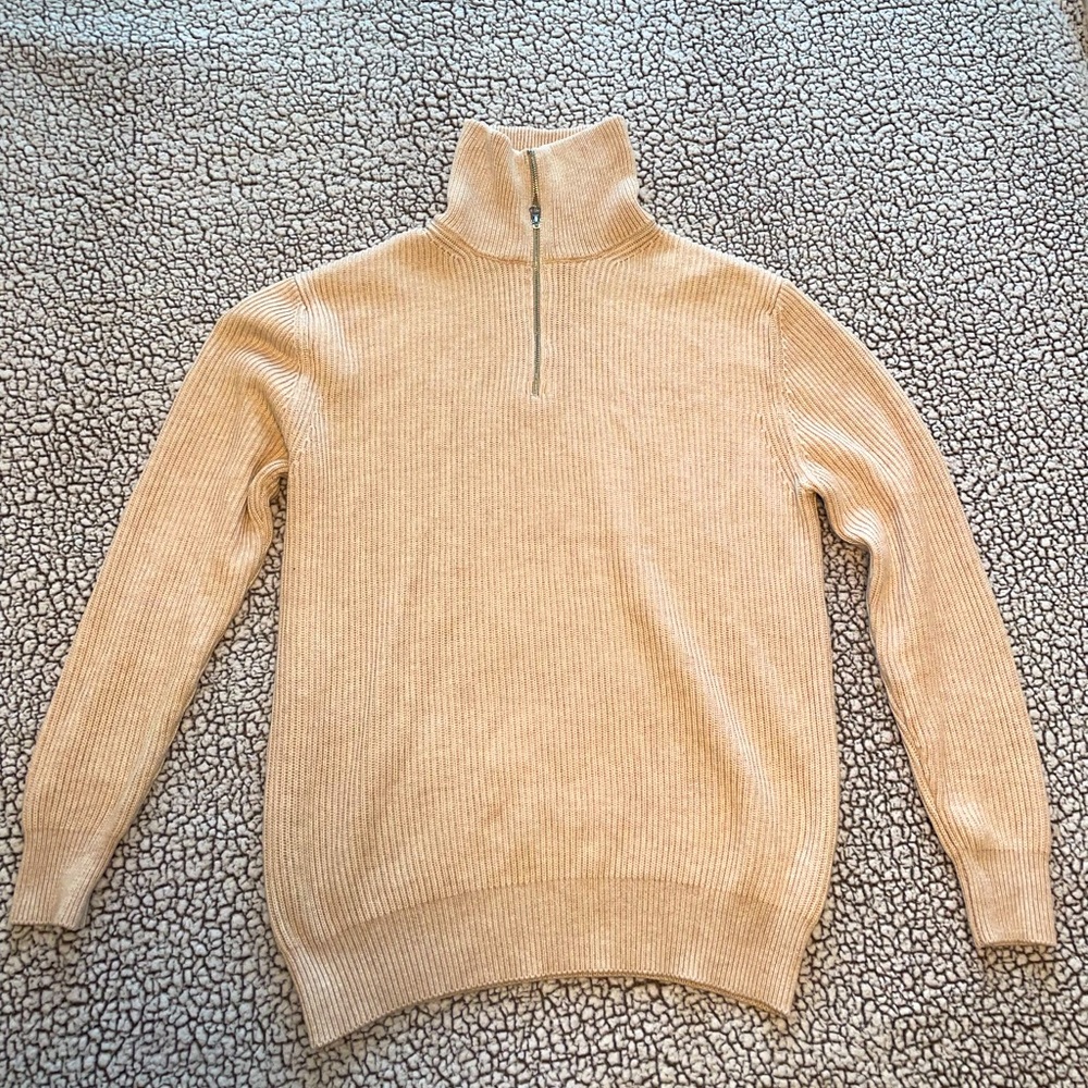 Men’s Size L Zara Heavy Knit Sweater / Beige